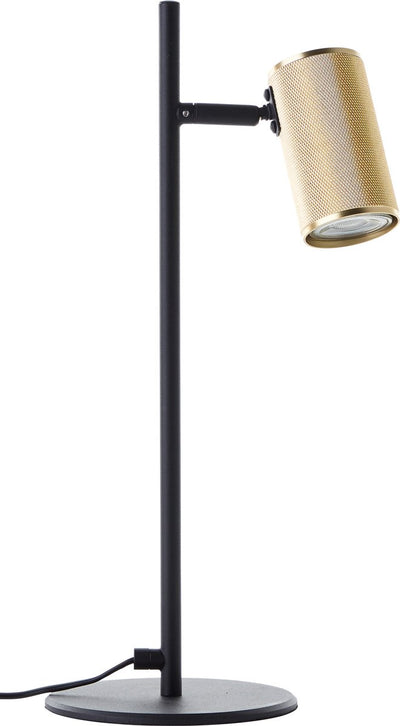 Brilliant Marty – Tischlampe – LED GU10 – Schwarzgold