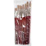 Creativ Company Aquarel Pinsel, 10st. - afbeelding 2