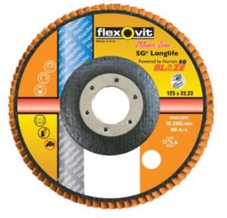 Flexovit Fächerscheibe 125mm r98op p40 | 10 Stk