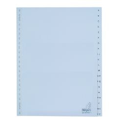 Tabs Kangaro B431cm PP A4 120 Mikron weiß 20-teilig A-Z 23-Loch-Fenster