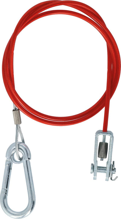 Carpoint-Abreißkabel mit Karabinerhaken | 100cm | 1500n 150kg | Abreißseil für Anhänger und Wohnwagen