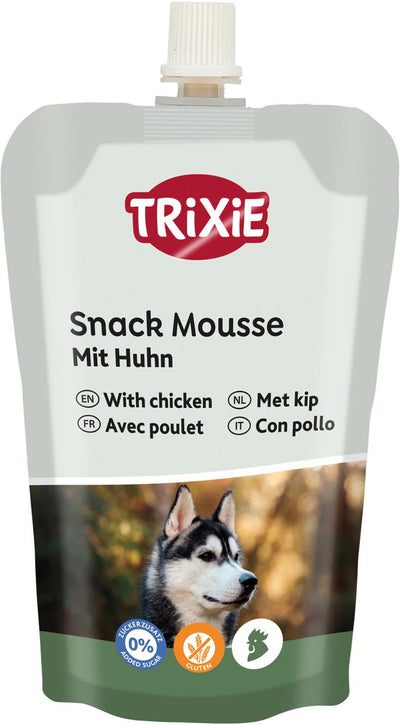 Trixie Snack Mousse – flüssiges Hundebelohnungshuhn 200gr – ideal für wählerische Esser