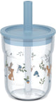 Mepal Mio Kinderbecher mit Strohhalm Little Dutch – 250 ml – gut zu halten – Kindergeschirr – Waldfreunde