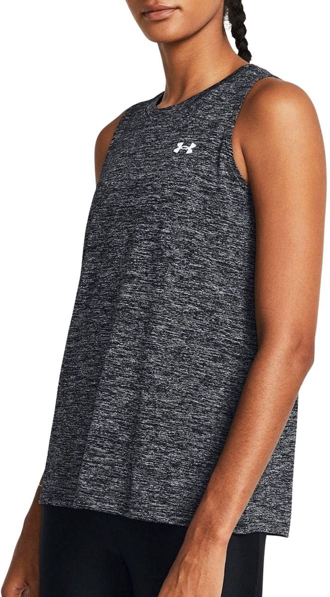 Under Armour Tech Tank Twist Damen-Sportoberteil – Schwarz