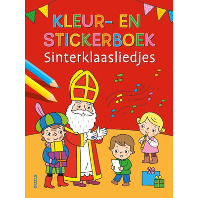 Deltas Mal- und Stickerbuch Sinterklaas-Lieder