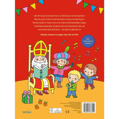 Deltas Mal- und Stickerbuch Sinterklaas-Lieder