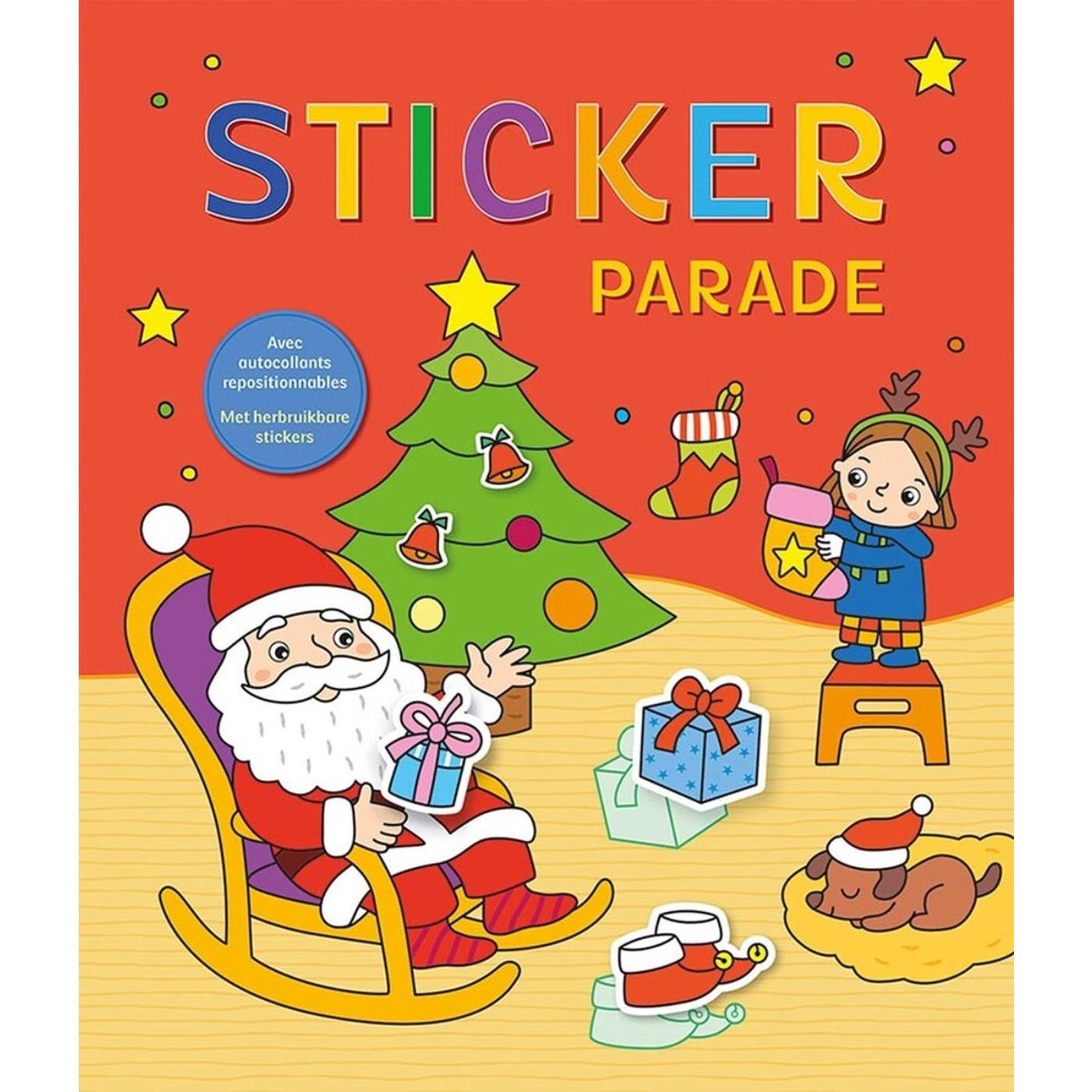 Deltas Weihnachtsmann-Stickerparade