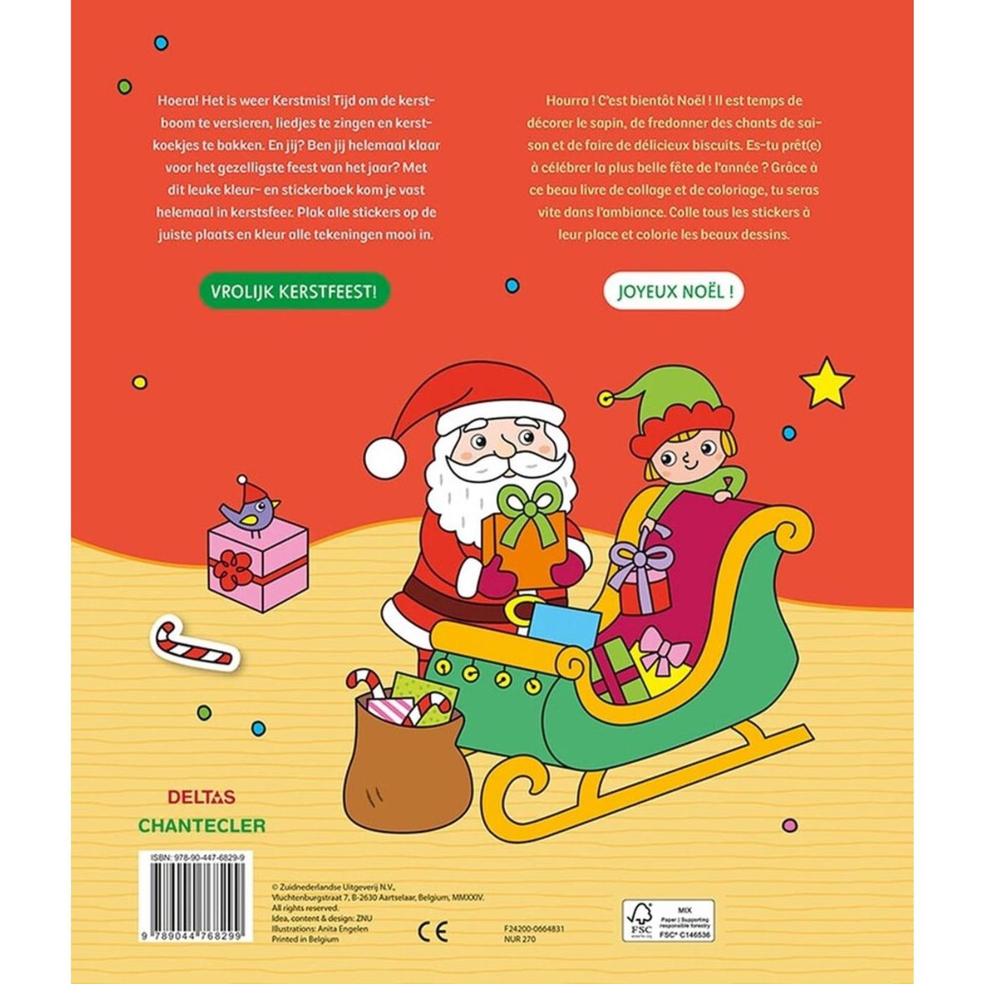 Deltas Weihnachtsmann-Stickerparade