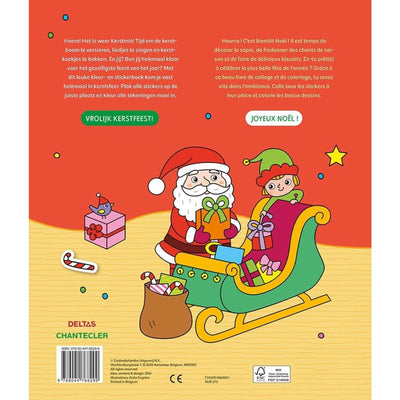 Deltas Weihnachtsmann-Stickerparade