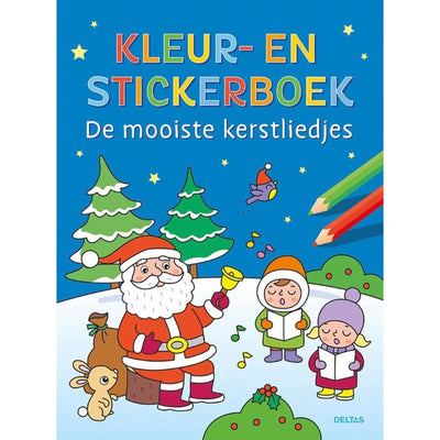 Deltas Mal- und Stickerbuch Weihnachtslieder