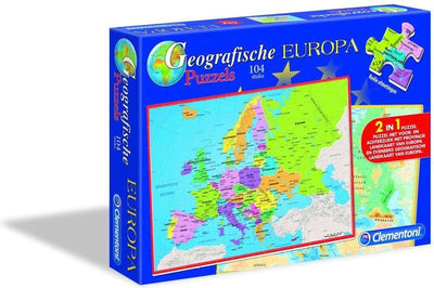 Puzzle Geografische Karte Europa -104 Stücke