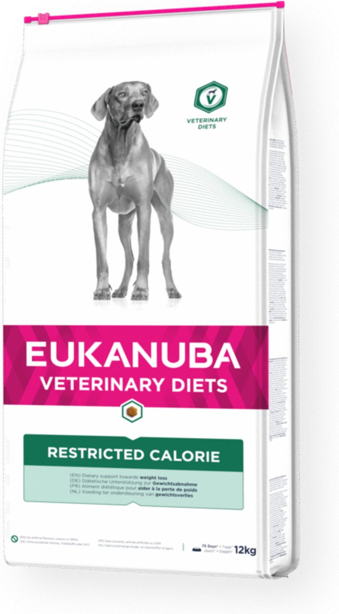 Eukanuba Veterinärdiäten – Trockenfutter für Hunde – Kalorienreduzierung – 12 kg