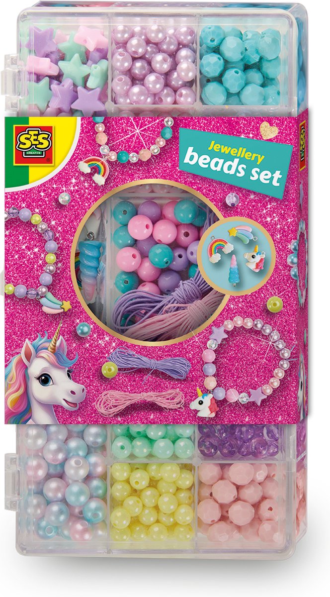 SES -Schmuck Perlen -Set - Einhorn