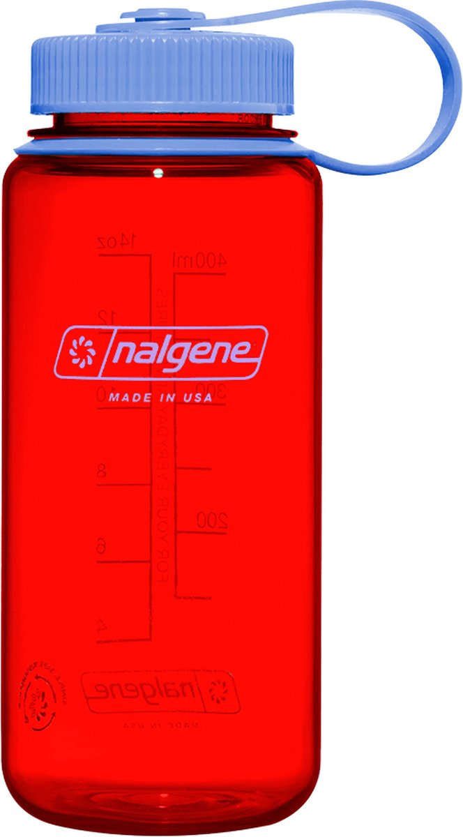 Nalgene – Weithalsflasche – Trinkflasche – Wasserflasche – auslaufsicher – 500 ml – BPA-frei – nachhaltig – Marmeladenorange