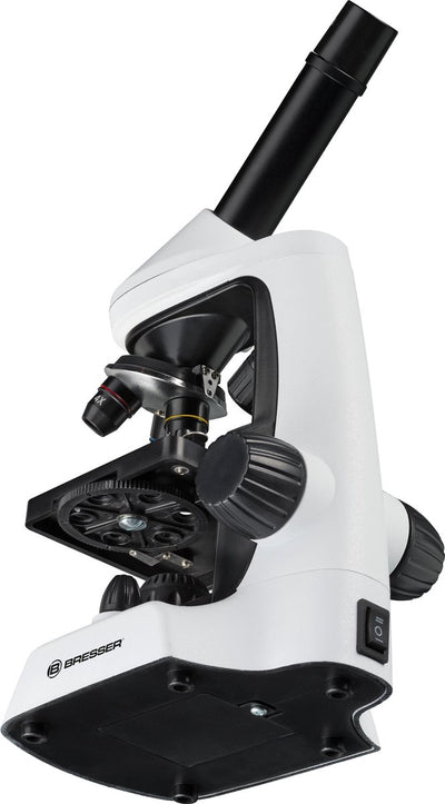 Bressermikroskop 40x-20000x Junior 30 cm Stahlweiß 8-Stück