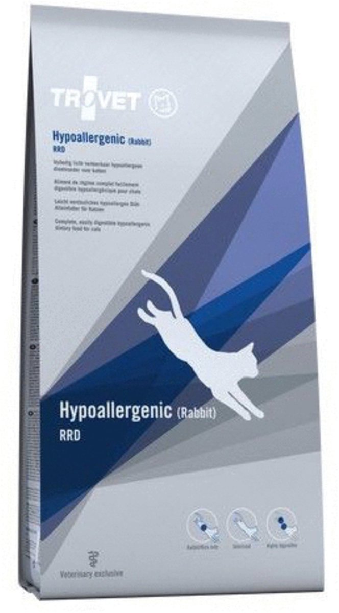 Trovet RRD-Serie – Trockenfutter für Katzen – 2,5 kg – reich an Kaninchen – hypoallergen