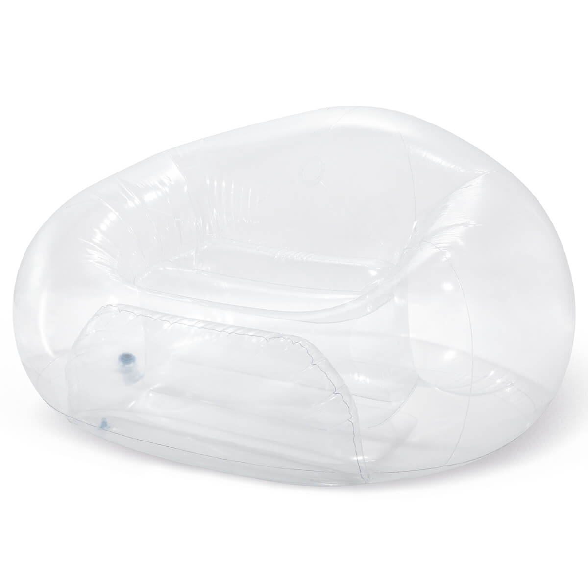 Beanless Bag Uinblaasstoel - transparent