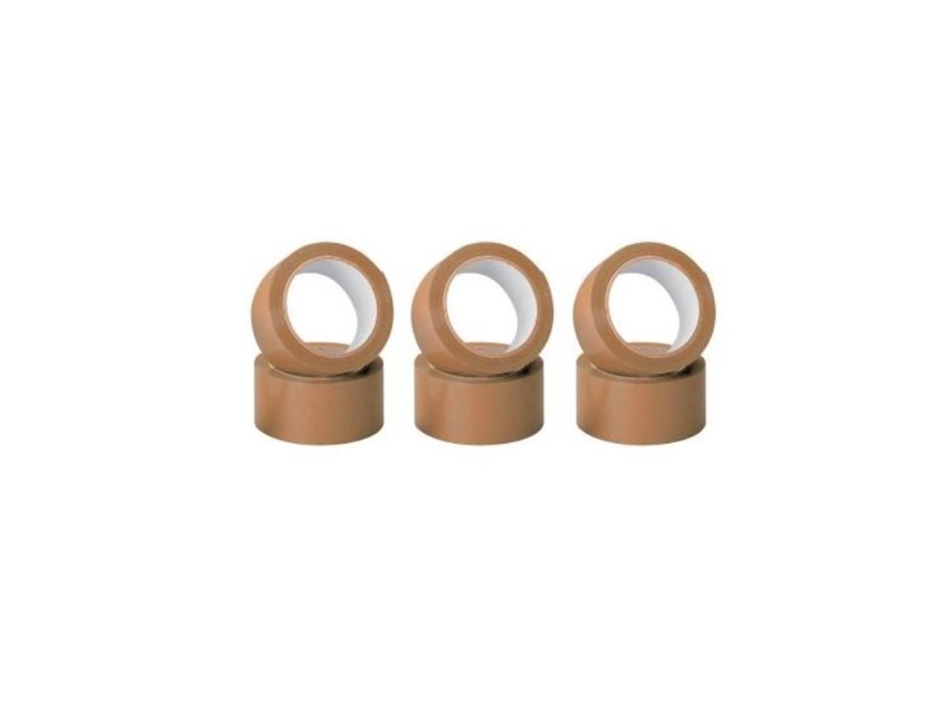 Everglue Verpackungsband braun 66m x 50mm 6St.