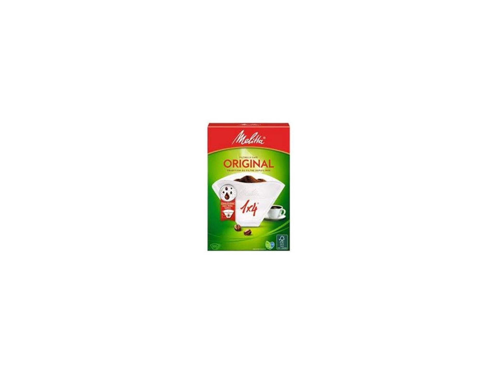 Melitta Kaffeefilter 1x4 80 Stück weiß