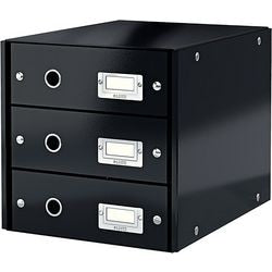 Kommode Leitz Click Store 3 Schubladen schwarz