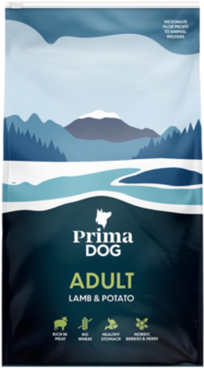 Primadog adult - Hundefutter Lammkartoffel - 10 kg