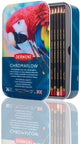 Derwent Chromaflow Buntstifte – Sortiment in Dose – 3,5 mm – 36 Stück