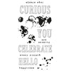Sizzix • Klarsichtstempel-Set „Hello you sentiments“, 13-tlg