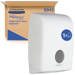 Handtuchspender Aquarius Kimberly Clark Interfold weiß