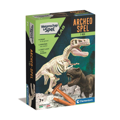 Clementoni Science Game Archäospel T-Rex Fluo