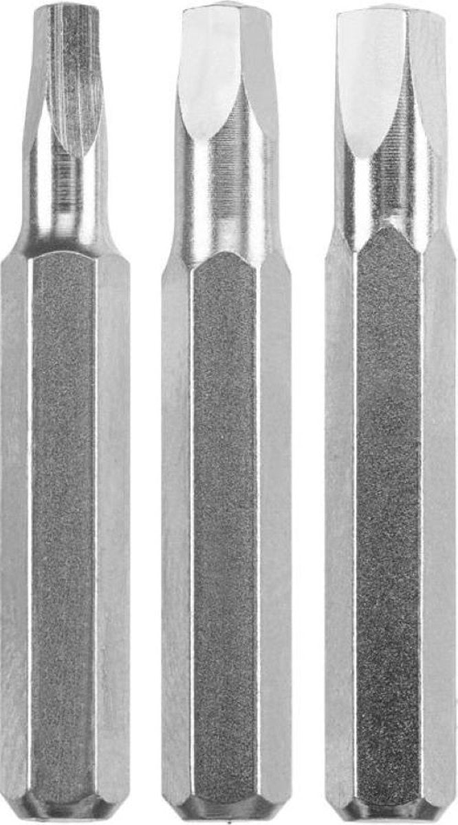 KWB Schraubendreherbit Robertson 0,1,2 – Länge 28 mm – Mikroschaft 4 mm – 128640 – 3 Stück