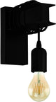 Eglo Townshend 6 Wandleuchte – E27 – 19 cm – Schwarz
