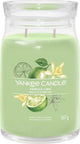 Yankee Candle – Vanille-Limetten-Duftkerze im großen Glas – 90 Brennstunden – zwei Dochte