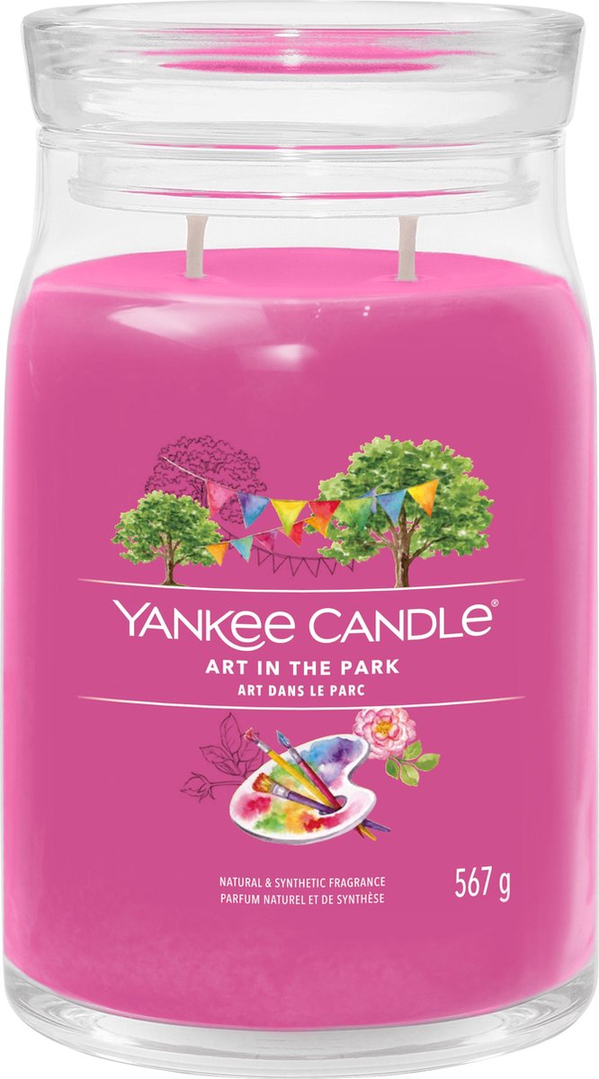 Yankee Candle – Art in the Park Duftkerze im großen Glas – 90 Brennstunden – zwei Dochte