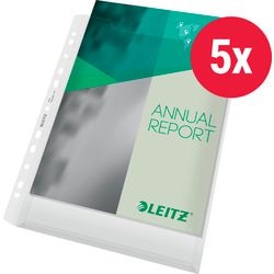 Leitz Premium-Showtaschen A4, kristallklar, transparent, 180 Mikron PP (Polypropylen) b