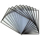Sichtpaneel Djois 114507 A4 schwarzes PVC