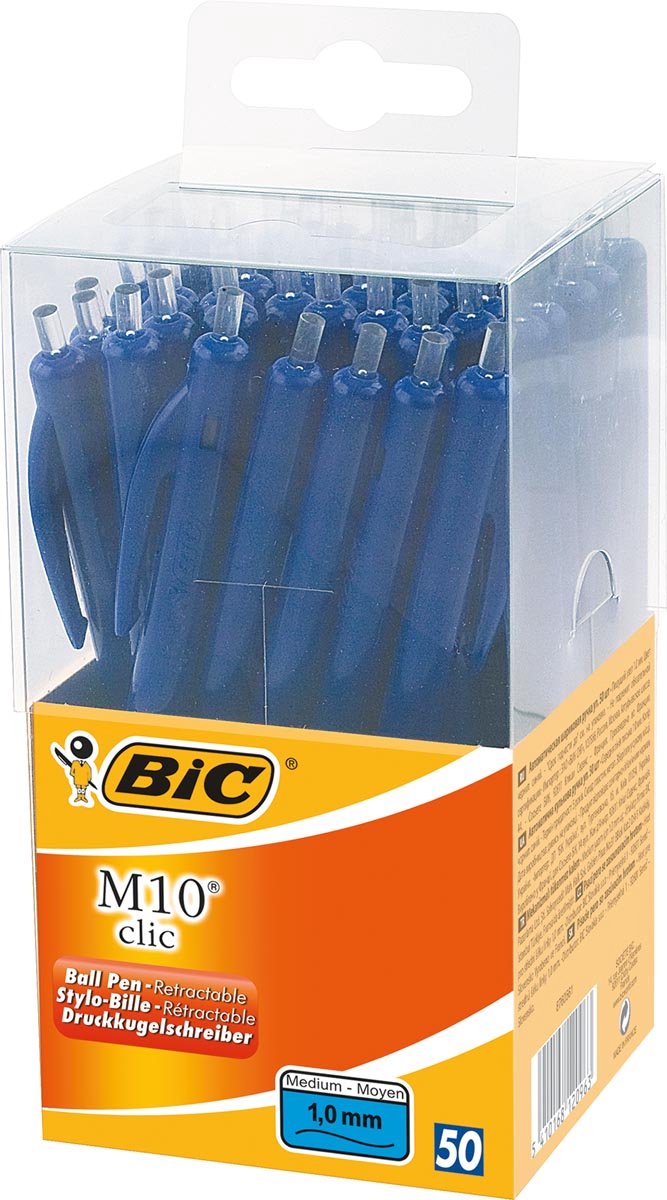 Bic Kugelschreiber M10 Clic Mittelblau