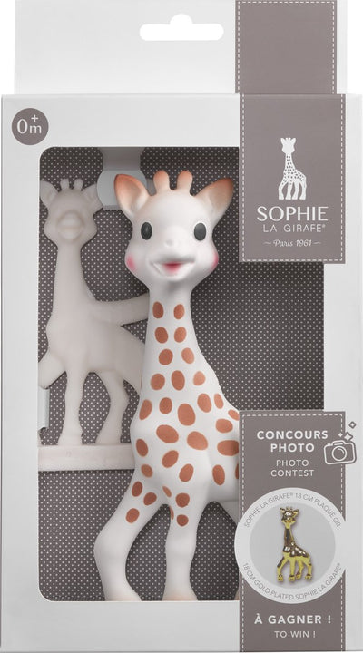 Sophie die Giraffe Auszeichnungsset – Beißspielzeug – Beißring – Babyspielzeug – 100 % Naturkautschuk – BPA-PVC-frei – 2 Stück