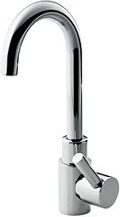 Plieger Pico WC-Wasserhahn – ein Knopf – Messinghahn – kalter WC-Wasserhahn – hoher Auslauf – Chrom