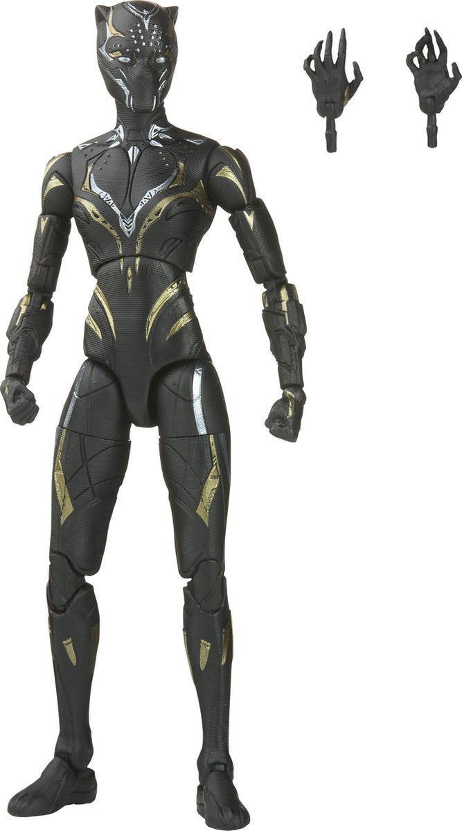 Marvel Hasbro Black Panther Actionfigur Black Panther 15 cm Wakanda Forever Legends Serie Mehrfarben