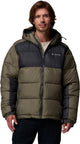 Columbia Pike Lake™ II Kapuzenjacke Herren Outdoorjacke - Stone Green, Shark - Größe M