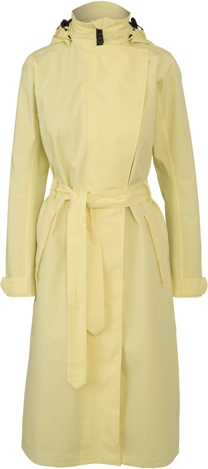 Puch Trenchcoat langer Regenmantel Urban Outdoor Damen Golden Mist