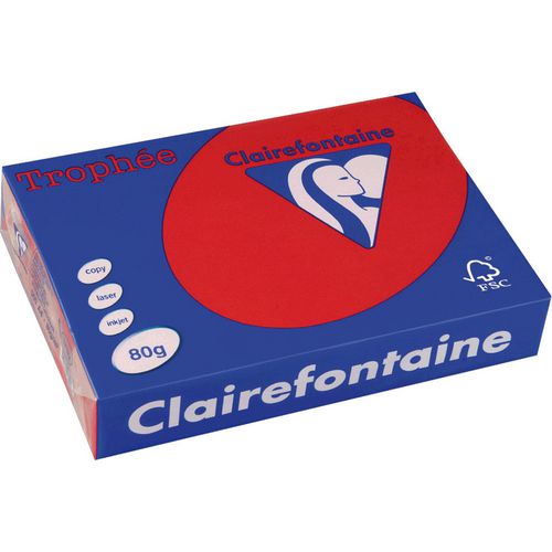 Papier Clairfontaine Trophee 1782c A4 80g rot