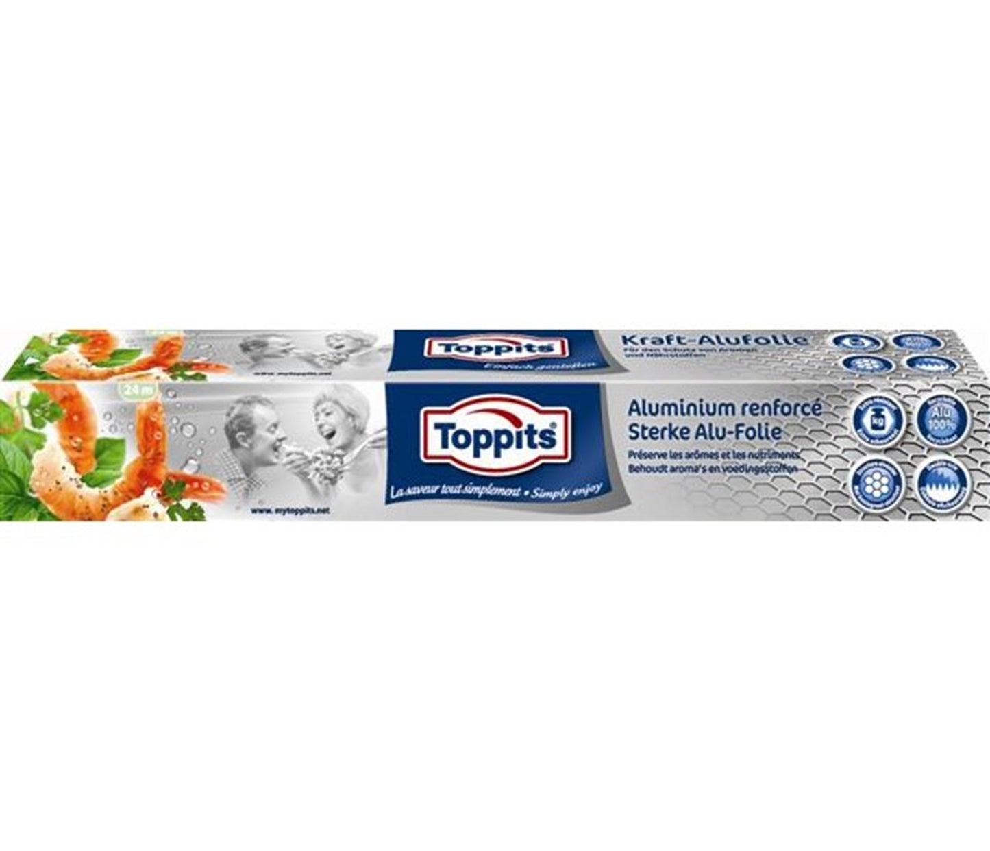 Melitta Toppits Alufolie 24m Packung à 4 Stück