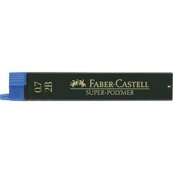 Faber-Castell 120702 Ersatzmine für Druckbleistifte 2b, 12er Pack