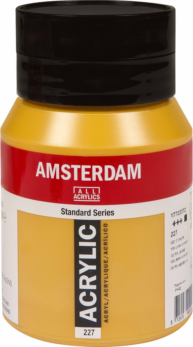 Acrylfarbentopf der Amsterdamer Standardserie 500 ml Ockergelb 227