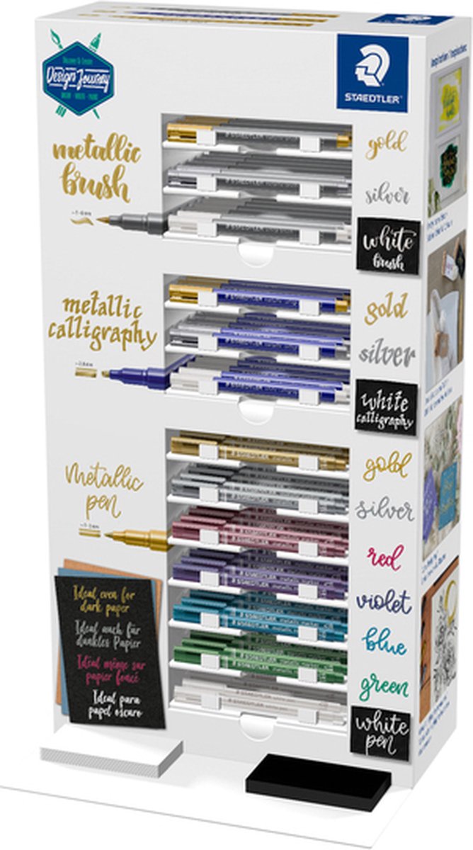 Staedtler Schreibgeräte metallic sortiert | 130 Stück