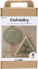 Kreativfirma Hobbyset Stickerei Dusty Green Stickerie Rahmen