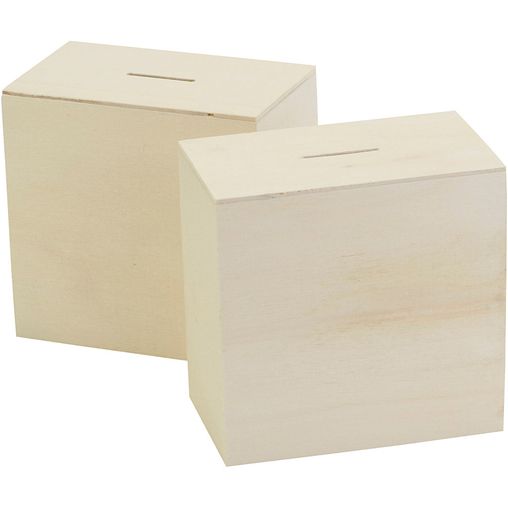 Creativ Company Holzschweinchen -Bank, 10 x 10 x 6 cm, 10st.
