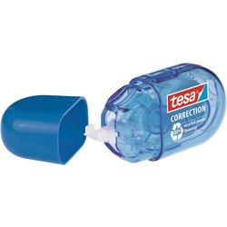 Tesa Korrekturroller Ecologo Kappe blau, weiß
