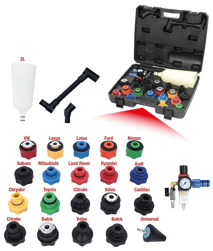 KS-Werkzeuge KS-Tools Vulture Judger Master Master Oil Fülltrichter 24-teilig und Anglea drehen